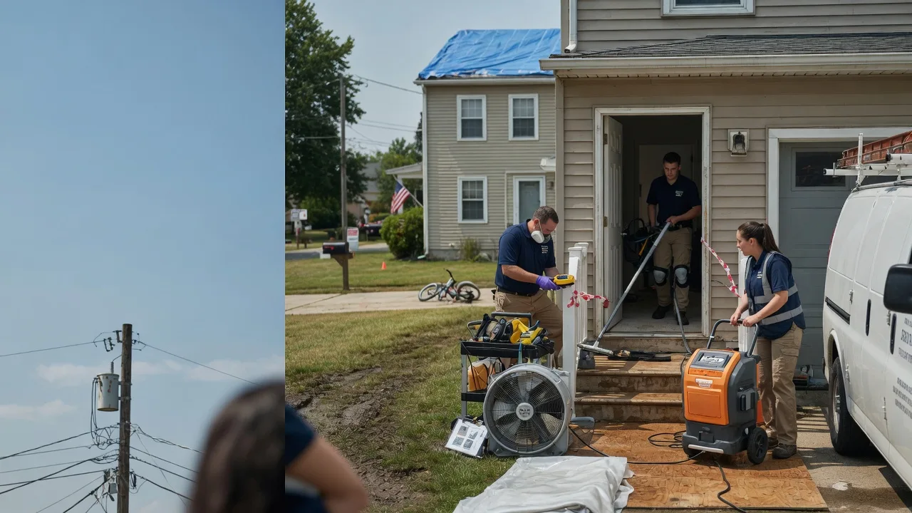 Water Damage Repair in Midlothian, IL near me